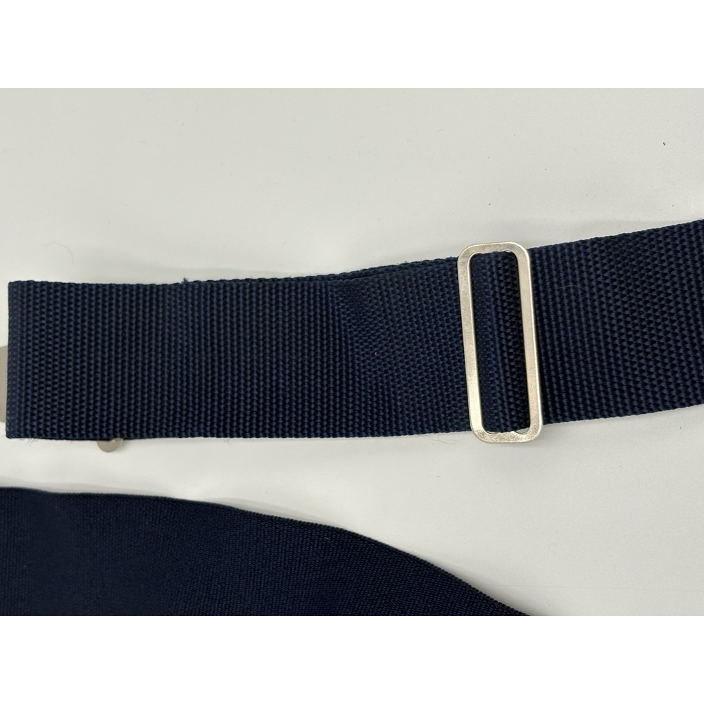 Craftsman 240476 Workwear Tool Belt Suspenders Navy Blue Heavy Duty Clips VTG - Picture 4 of 4
